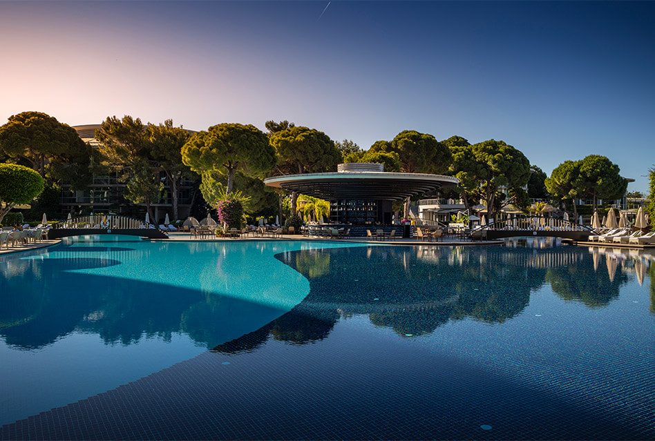 Calista Resort Hotel Blue Bard Card Photo